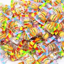 橡皮糖汉堡糖软糖散称糖果糖零食大礼包儿童食品批发500g/100g厂