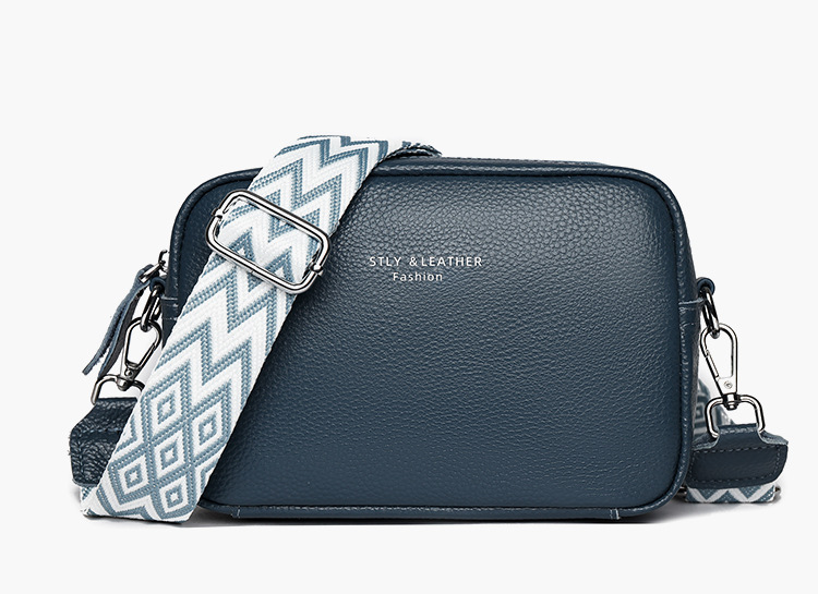 Women's Genuine Leather Crossbody Bag With Wide Strap_voghion.com