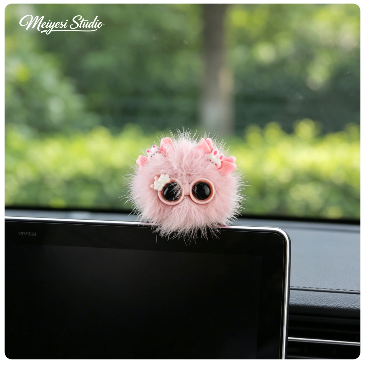 Nuevo elfo de carbón peluche pin de pelo accesorios agujeros zapatos bolsas decoración llaveros peluche adornos para automóviles