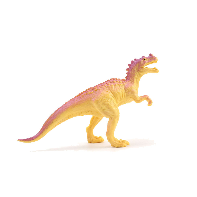 儿童仿真静态恐龙玩具动物王国摆件5 寸三角龙重爪龙副栉龙散装