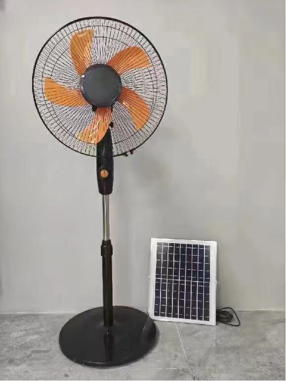 東南アジアの人気交流直流太陽光扇風機セットの首を横に振って充電する扇風機は明かりの台の扇風機を持ちます。|undefined