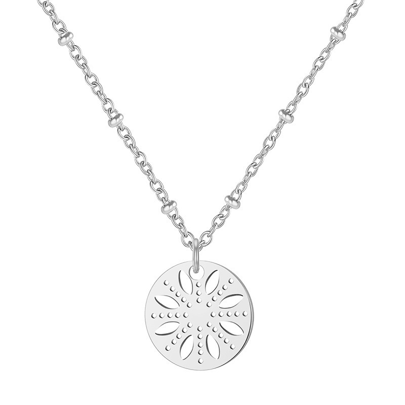 Oferta especial experiencia europea y americana joyería de acero titanio vacío galvanoplastia no decoloración no alérgica joyería pendientes collar fábrica al por mayor