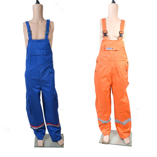 Overalls Pants Welding Clothes Engineering Work Clothes Pure Cotton Overalls Suspenders Multi-Pocket Tools Work Clothes