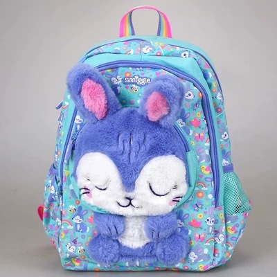 Mochila escolar australiana smiggle escuela primaria mediana hombro reducción de carga mochila ultraligera niños de jardín de infantes linda mochila escolar