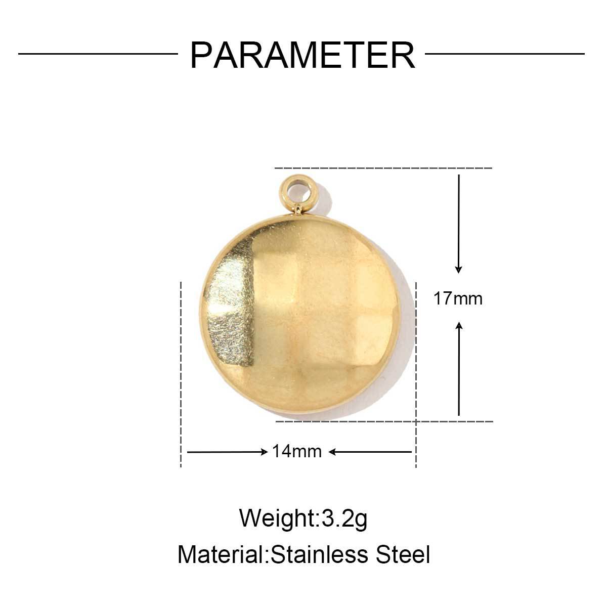 5g Weight Pendant Jewelry Making Type 13*16mm, 14*14mm, 18*18mm Jewelry Making Size DIY Jewelry Accessories Classification 3 PCS/Package Quantity Titanium Steel Material Geometric, Heart Shape Pattern Plating Design Casual, Simple Style, Streetwear Style 3 PCS/Package 13*16mm 14*14mm 18*18mm Titanium Steel Geometric Heart Shape Pendant 9