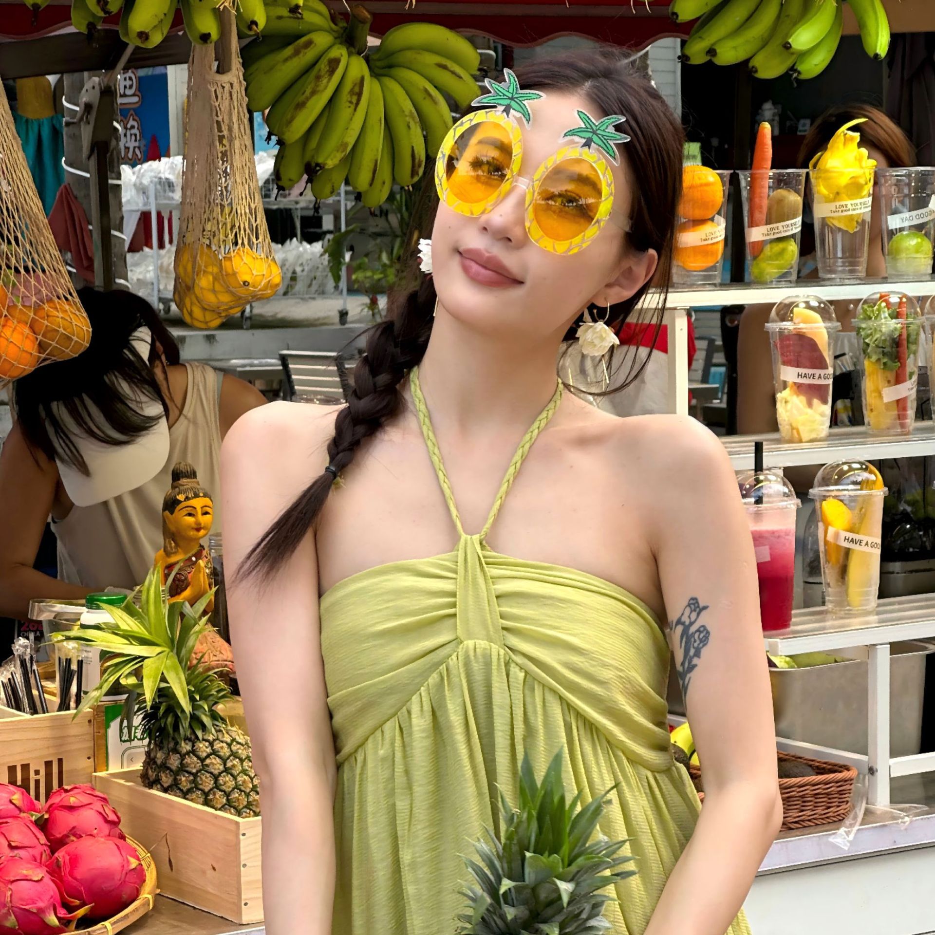 Gafas de Fiesta con Temática Hawaiana, ABS, Divertido, Decorativo, para Fiestas en la Playa y Festivales de Música