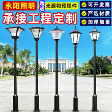 厂家定制户外庭院灯别墅花园小区LED照明灯工程太阳能景观灯批发
