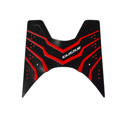 Suitable for Honda Click160 Scooter Modification Accessories Anti-Slip Foot Pads Multi-Color Cross-Border Factory Wholesale (Electric vehicle foot mat) - red
