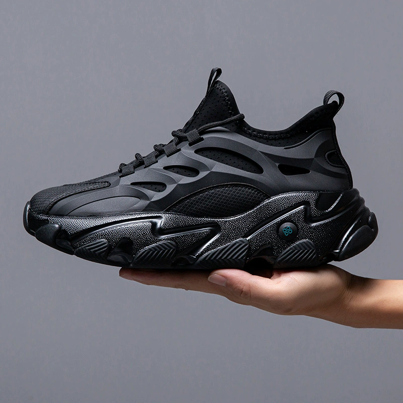 Mesh extra large sports shoes for leisure, high casual footwear platform, plus size, 2025 years