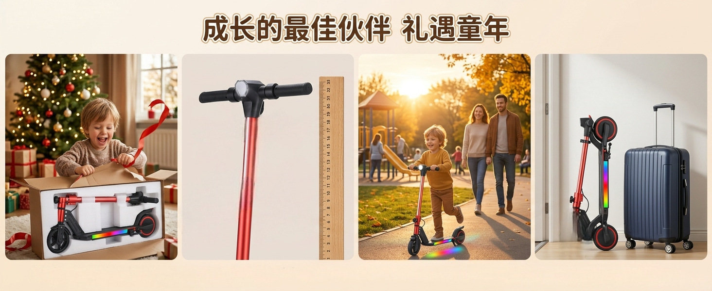 Professional Export of Two-Wheeled Children's Electric Scooters, Rechargeable Model 6.3inch, Portable Small Folding Children's Balance Bike