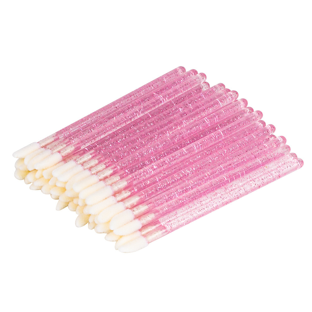 50PCS New Pink Nail Sticks Cuticle Pusher Remover Set For