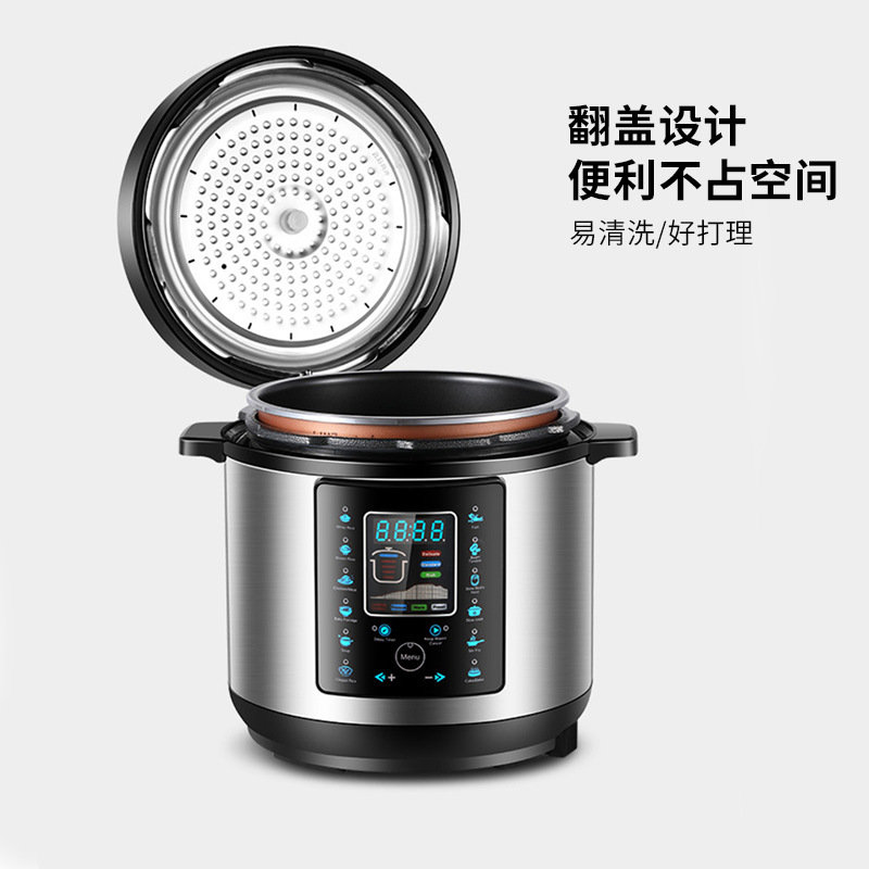 跨境出口多功能电压力锅5L6L大容量家用饭锅自动高压锅厂家定制|undefined