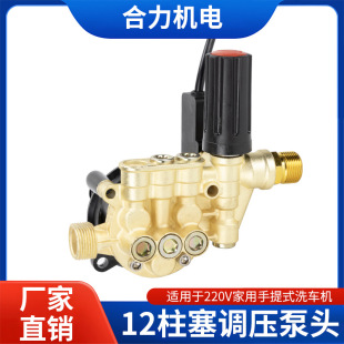 Household car washer pump head assembly car washer accessories Daquan high pressure water gun pump head Geno high pressure pump assembly
