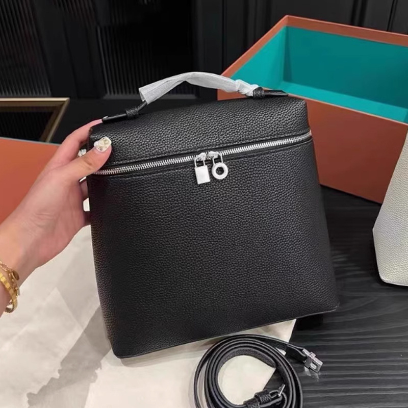 Loro Bag LP Backpack Women's 2024 New Fashionable Simple piana Backpack Casual Travel Large Capacity Schoolbag