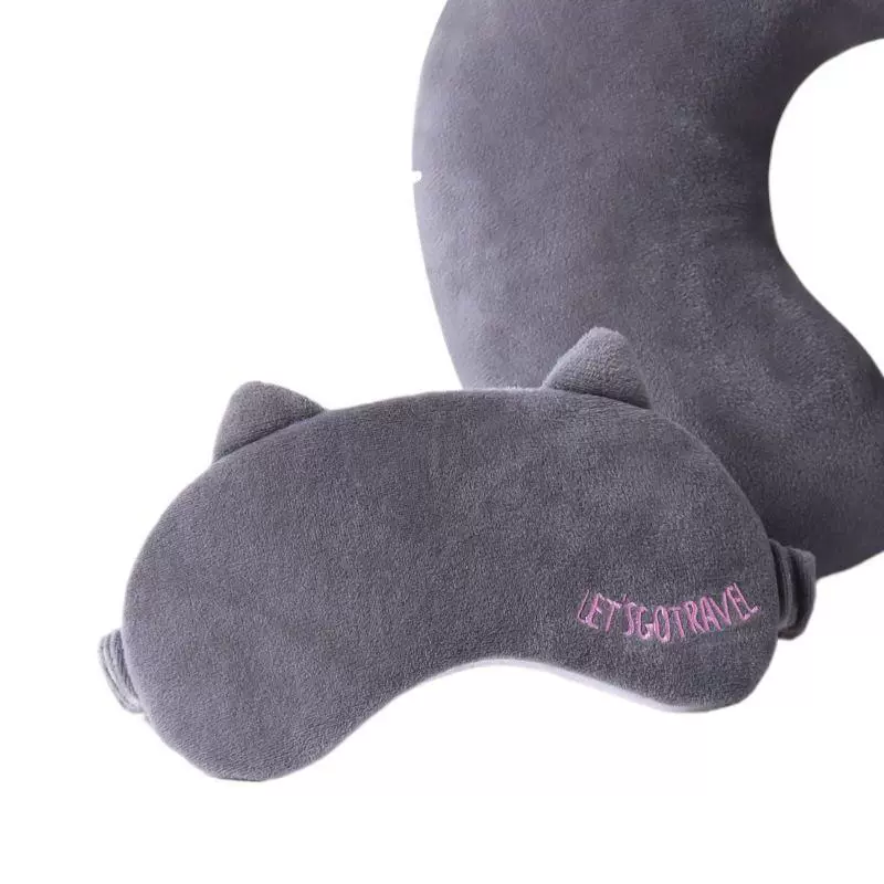 Cartoon neck pillow for car for traveling for sleep