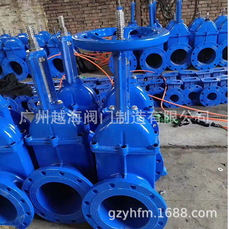 上海双桥Z41X-10/16Q明杆弹性软密封闸阀 材质HT200  QT450