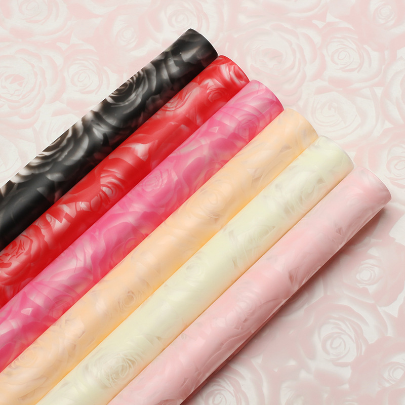 Huaxi Rose Beauty Papel de embalaje de flores Papel mate Arte floral del día de San Valentín Material de embalaje de flores Florería Papel de embalaje de flores