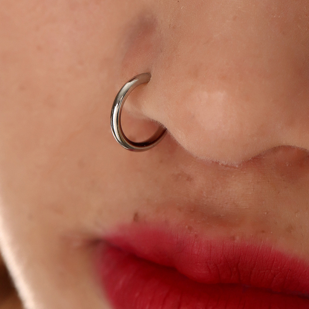 European and American creative non-pierced U-shaped nose clip
