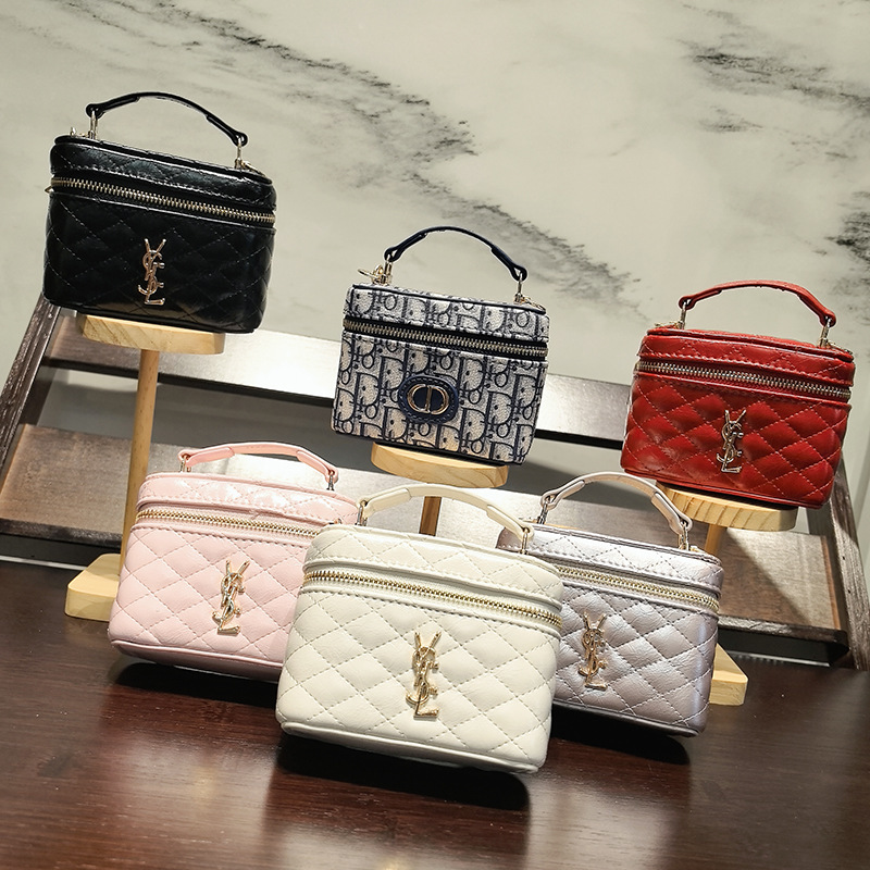 Yang Shulin diamond-pattern lunch bag, mini coin purse, earphone pouch, lightweight shoulder bag, crossbody bag, lipstick and card holder for women