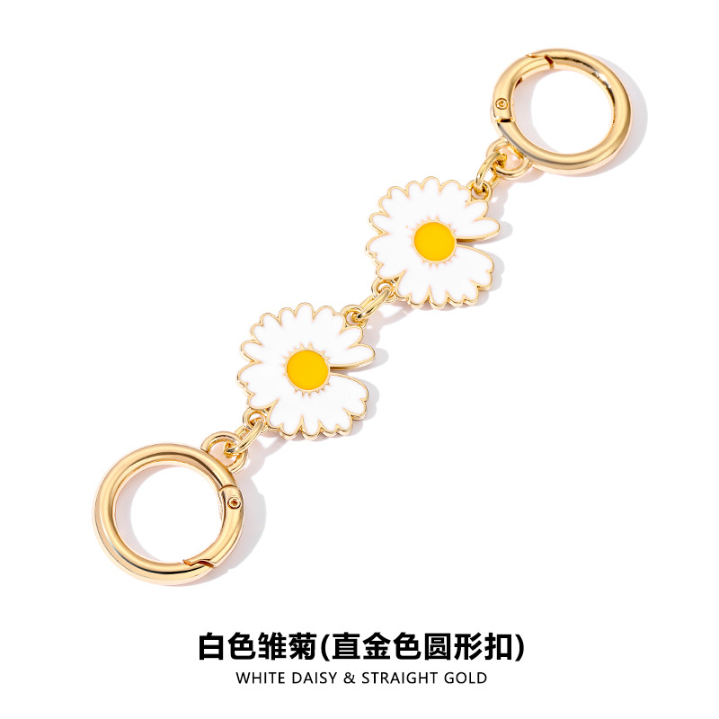 H- 7.75kg 화이트 데이지 스트레이트 골드 스프링 코일 체인 13.5CM