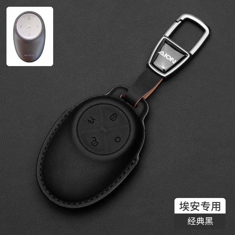 아이안 티라노사우루스 렉스#A형 사각버클-가죽키커버 [클래식블랙]