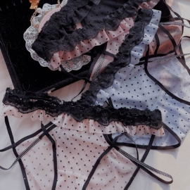 女士三角裤;文胸套装;无钢圈文胸