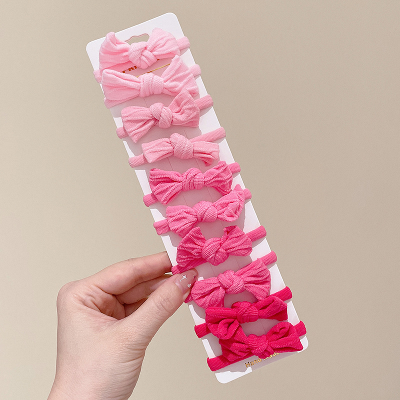 Cuerda para el cabello retro Maillard, temperamento femenino, cuerda para el cabeza duradera, banda de goma para el cabello de alta gama, tocado de lazo para el cabello de cola de caballo alta