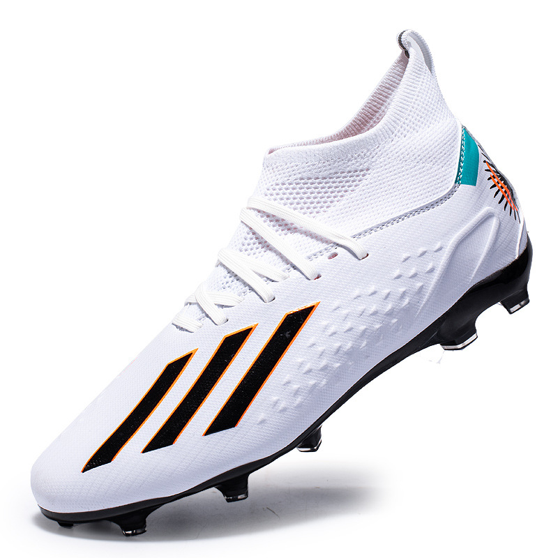 Nuevos zapatos de fútbol de talla grande para hombre de hierba artificial de caña alta de uñas rotas largas zapatos de Pato Mandarín jóvenes zapatos de entrenamiento de competencia estudiantil