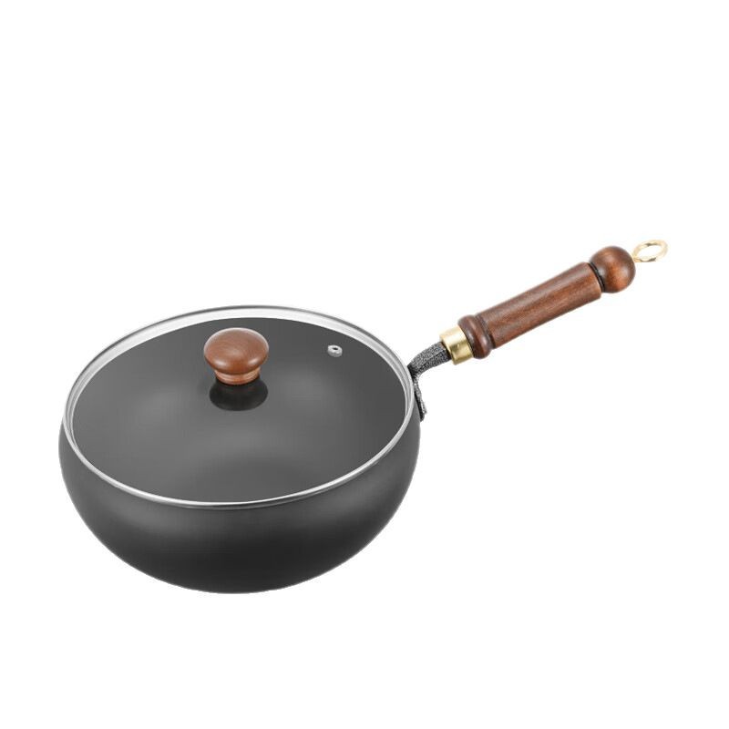 Pan de hierro de Zhangqiu hecha a mano, pan de colza doméstico antiadherente, 2024 nuevo pan de colza de colza de hierro de pan pequeño