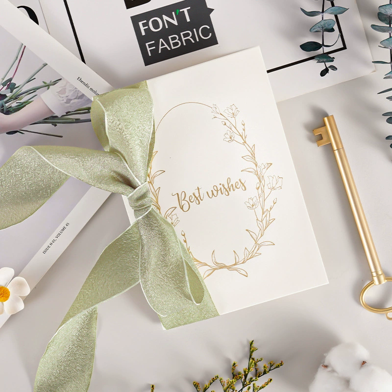 Открытка с свадебным клявом, свадебная карточка с клямом для невесты и невесты, маленькая свежая книга с клямом в рукописном лесном стиле