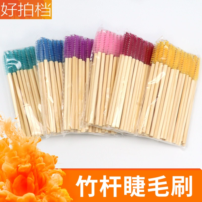 Eyelash extension, disposable brush for eyelashes