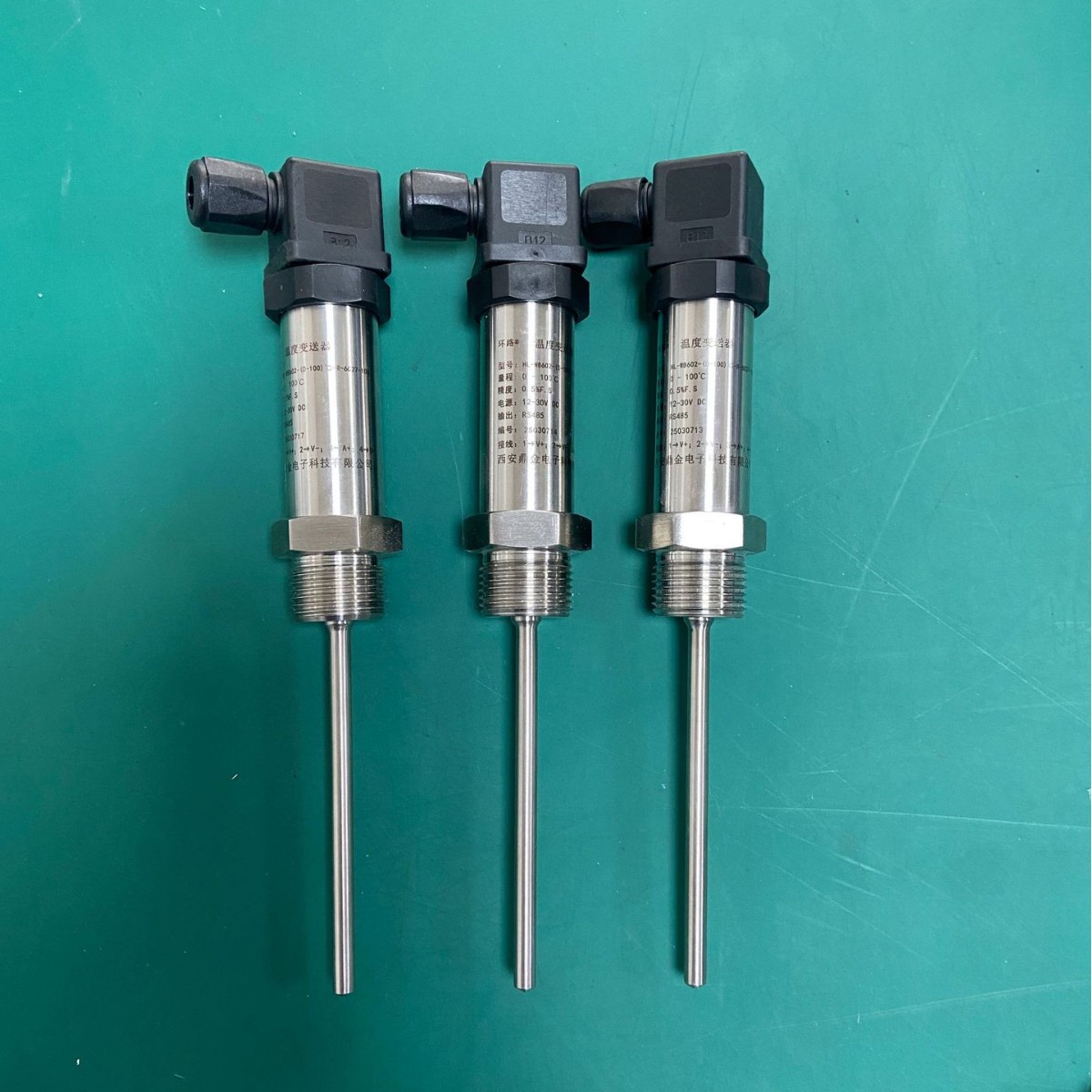 温度变送器传感器测温探头Pt100热电阻4-20mA/0-5V