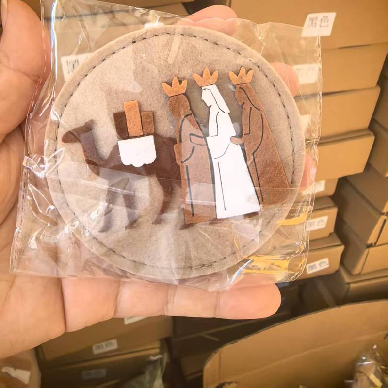 跨境新款毛毡工艺品挂件节日装饰礼品挂饰|undefined