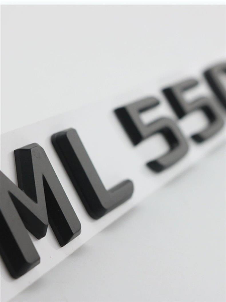 Mercedes-Benz ML-Class ML400 modified lettering, ML350 lettering, ML450 rear lettering, ML500 4MATIC car stickers, black