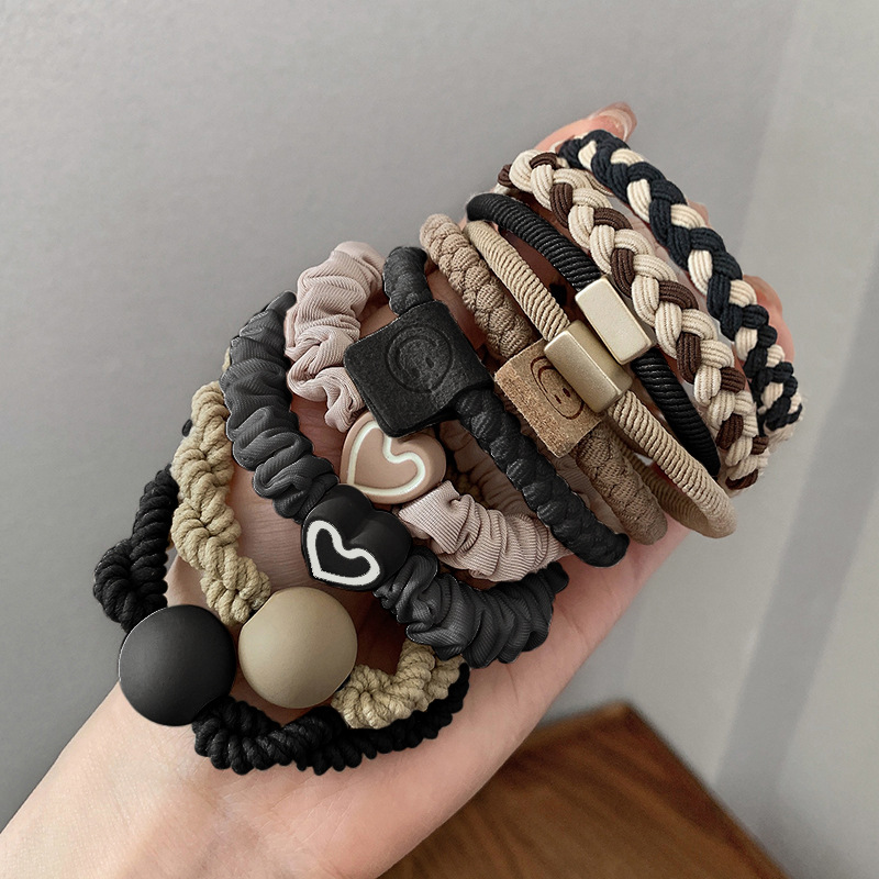 Coleteros, gomas para el pelo para niñas, alta elasticidad y durabilidad, para atar el cabello, nuevos accesorios para el cabello elegantes 2025