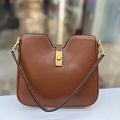 2025新型軽豪華百合真皮脇下バッグ凱旋門レトロ通勤シングル肩斜めショルダートート女性バッグバッグ