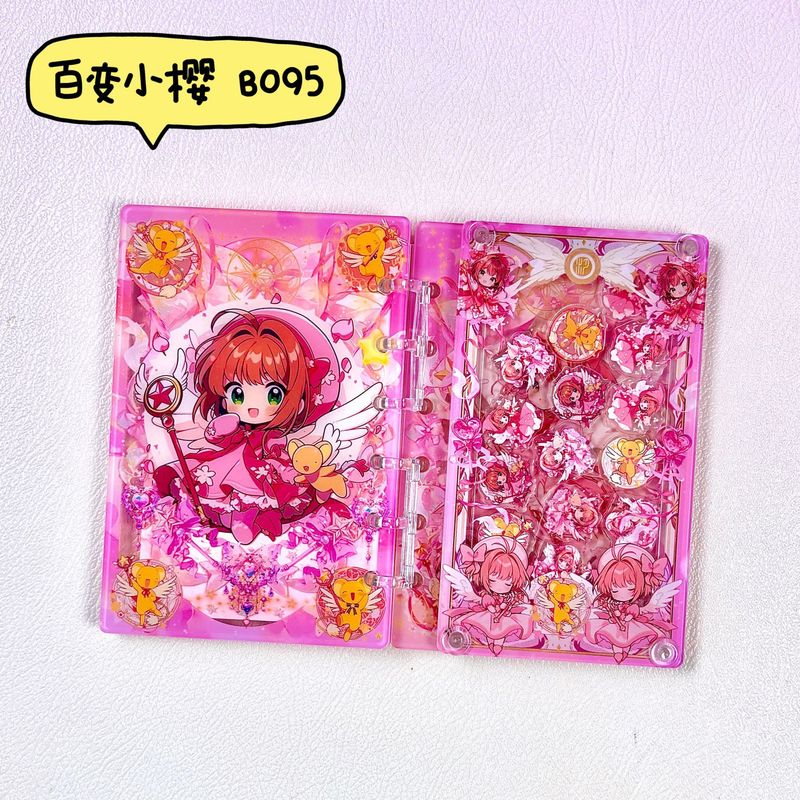 日本の漫画 A7 ルーズリーフノートブックかわいいガーリーハート高価値アニメ学生アクリル|undefined