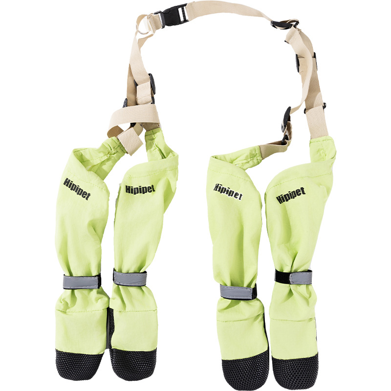 Zapatos para perros de cuatro estaciones correa impermeable a prueba de desprendimiento zapatos para cubos zapatos para perros grandes zapatos para perros grandes