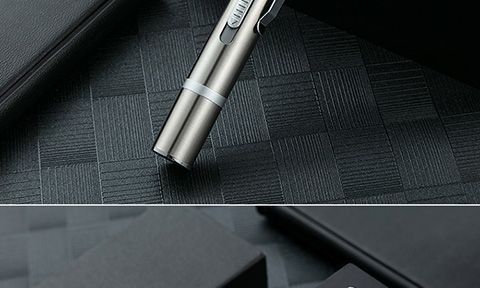 Multifunctional Mini USB Rechargeable Flashlight Laser Pointer Purple Light Money Detector Uv Money Detector Pen