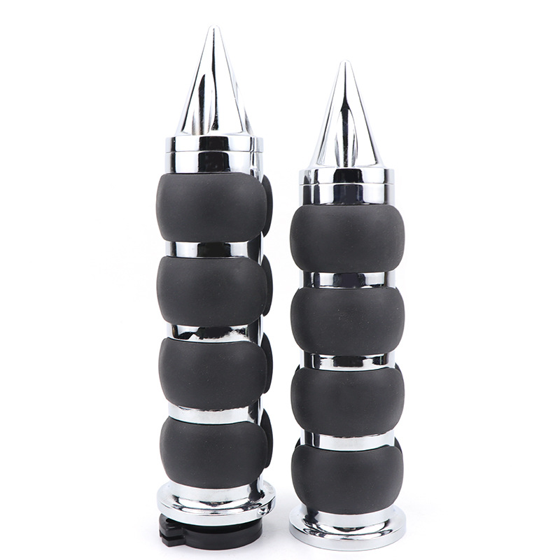 Retro Harley handle cover motorcycle modification accessories pointed zinc alloy grip car handle glue 25MM without help