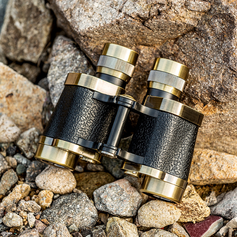 62式青铜户外双筒测距8x30高倍高清夜视手持旅行观景望远镜批发