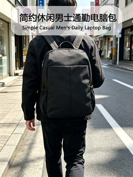 New Business Fashion Polyester Laptop Bag 16inch Multifunctional Waterproof and Wear-Resistant Laptop Backpack for Commuting