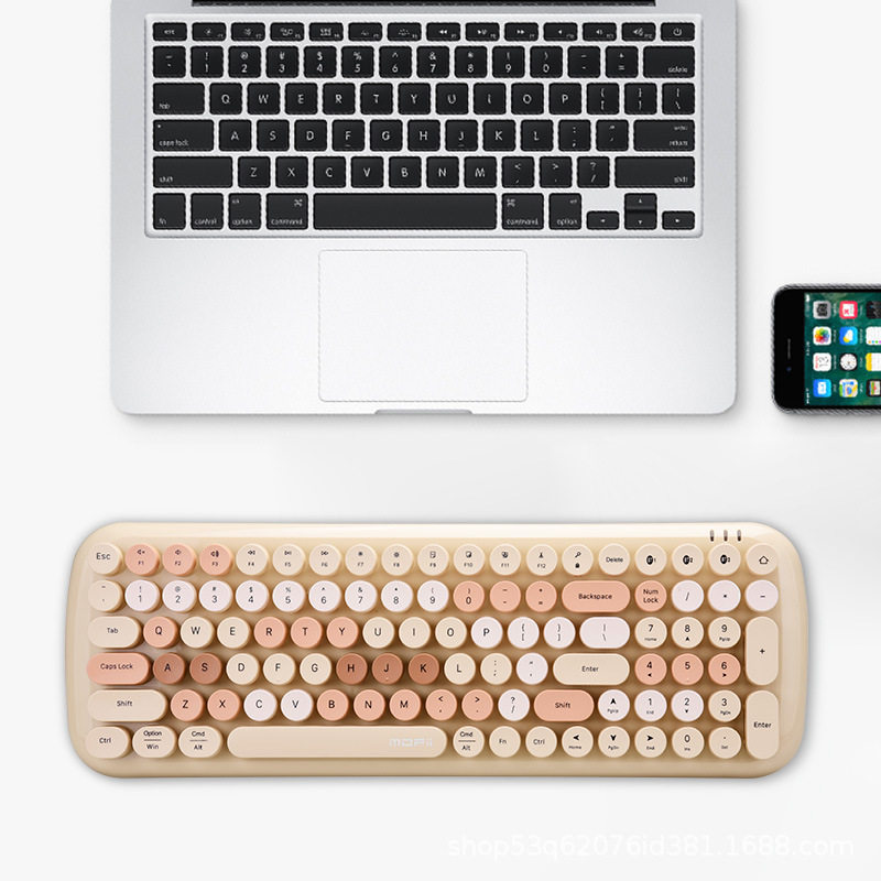 Mofii Skyscraper Hand Factory Hot Sale candy BT Bluetooth Film Keyboard Three Bluetooth Channel Bluetooth Keyboard