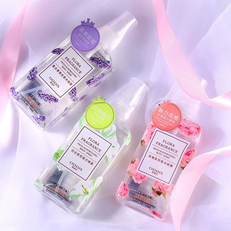 Oris Physical Store Popular Blue Wind Chime Rose Lily Lavender Deodorant Spray Perfume Unisex Wholesale Oris Physical Store Popular Blue Wind Chime Rose Lily Lavender Deodorant Spray Perfume Unisex Wholesale