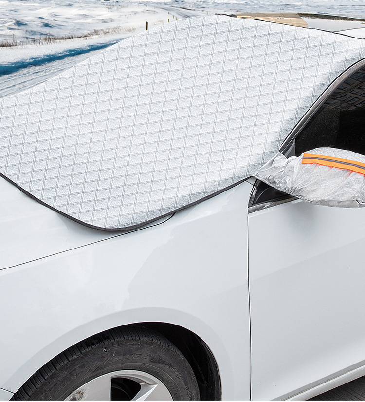Car Snow and Frost Protection, Windproof Sunshade, Widened and Thickened Car Cover, Front Windshield Cover, Snow Shield, Car Accessories