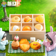 仿真日式美食面包食玩微景观创意娃娃屋装饰品配件微缩迷你小摆件