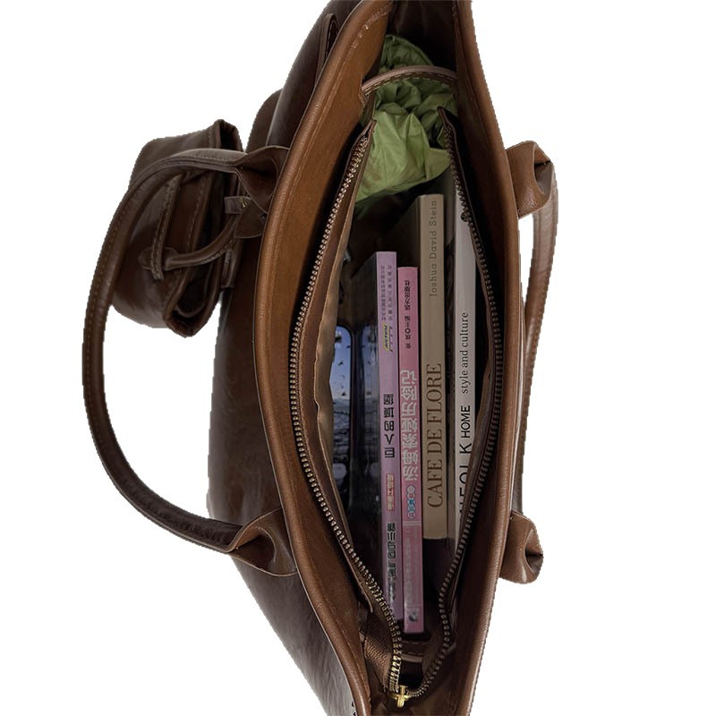 2025 otoño y invierno nueva gran capacidad de transporte bolsa bolsa de mano maletín retro bolso de hombro bolsa de compras de alta calidad