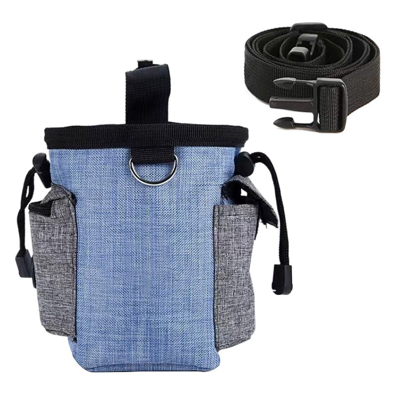 Популярная сумка для перевозки собак, сумка для дрессировки питомцев, сумка для еды и отходов на улице, сумка для лакомств для собак, поясная сумка, складная и удобная для хранения.