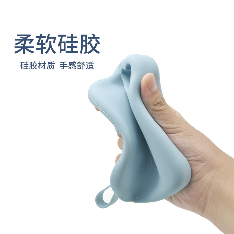 Nueva bolsa de silicona multipropósito para llaves portátil a prueba de agua, bolsa de almacenamiento de datos, bolsa de aperitivos para mascotas