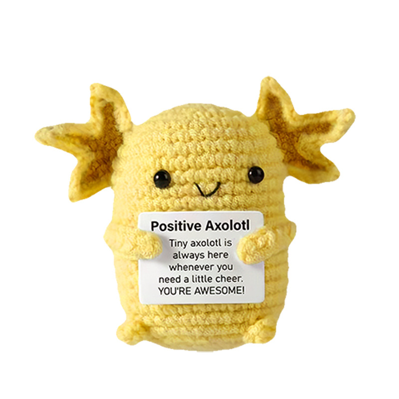 Fat Salamander 노란색 본체 주황색 면 P 카드 3*4